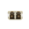 Image de Adaptateur à Fibre Optique/Manchon d'Accouplement Plastique LC/UPC vers LC/UPC, Type SC Multimode OM1/OM2 Duplex avec Bride
