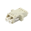 Image de Adaptateur à Fibre Optique/Manchon d'Accouplement Plastique LC/UPC vers LC/UPC, Type SC Multimode OM1/OM2 Duplex avec Bride
