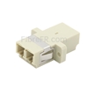 Image de Adaptateur à Fibre Optique/Manchon d'Accouplement Plastique LC/UPC vers LC/UPC, Type SC Multimode OM1/OM2 Duplex avec Bride