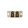 Image de Adaptateur à Fibre Optique/Manchon d'Accouplement Plastique LC/UPC vers LC/UPC, Type SC Multimode OM1/OM2 Duplex avec Bride