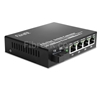 Image de 4x10/100/1000Base-T RJ45 ~ 1x1000Base-X SFP Rainure SC non géré Gigabit Ethernet Media Converter, Simplex, 1310nm/1550nm, 20km