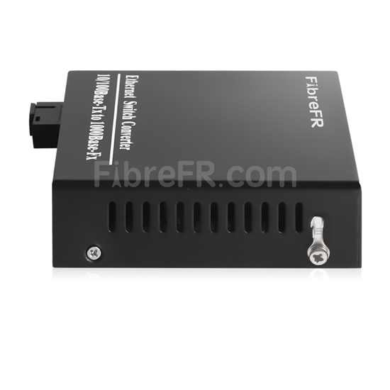 Image de 4x10/100/1000Base-T RJ45 ~ 1x1000Base-X SFP Rainure SC non géré Gigabit Ethernet Media Converter, Simplex, 1310nm/1550nm, 20km