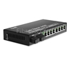 Image de 8x10/100/1000Base-T RJ45 ~ 2x1000Base-X SFP Rainure SC Unmanaged Gigabit Ethernet Media Converter, Simplex, 1310nm/1550nm,20km