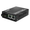 Image de 1x10/100Base-T RJ45 vers 2x100Base-X SFP Rainure SC non géré Gigabit Ethernet Media Converter, Simplex, 1310nm/1550nm, 20km