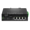 Image de 4x10/100/1000Base-T RJ45 vers 1xConvertisseur de média Ethernet Gigabit non géré SFP 1000Base-X, Simplex, 1310nm/1550nm, 20km industriel