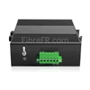 Image de 4x10/100/1000Base-T RJ45 vers 1xConvertisseur de média Ethernet Gigabit non géré SFP 1000Base-X, Simplex, 1310nm/1550nm, 20km industriel