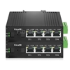 Image de Mini 4x10/100/1000Base-T RJ45 vers 1x 1000Base-X SFP Rainure SC Non géré Gigabit Ethernet Media Converter, Simplex, 1310nm/1550nm, 20km, Industrial