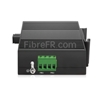 Image de Mini 4x10/100/1000Base-T RJ45 vers 1x 1000Base-X SFP Rainure SC Non géré Gigabit Ethernet Media Converter, Simplex, 1310nm/1550nm, 20km, Industrial