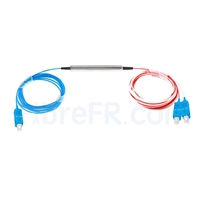 Circulateur optique insensible à la polarisation SC / UPC 3 ports 1310nm