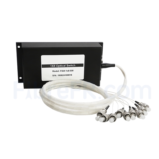 Image de Modules de commutation optiques opto-mécaniques multicanaux 1x8