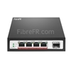 Image de 4x 10/100Base-T RJ45 ~ 1x switch/commutateur POE non géré SFP 100Base-X