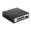 Image de 4x 10/100/1000Base-T RJ45 ~ 1x switch/Commutateur POE non géré 1000Base-X SFP SC, fibre unique, 1310nm/1550nm 20km