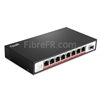 Image de 8 x 10/100/1000Base-T RJ45 ~ 1x switch/commutateur POE non géré SFP 1000Base-X