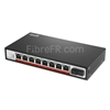 Image de 8 x 10/100/1000Base-T RJ45 ~ 1x switch/commutateur POE non géré 1000Base-X SFP SC, fibre unique, 1310nm/1550 nm 20km