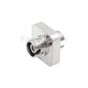 Image de Adaptateur à Fibre Optique/Manchon d'Accouplement Métallique FC/APC vers FC/APC, Type Carré Monobloc Solide, Simplex Monomode avec Bride
