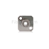 Image de Adaptateur à Fibre Optique/Manchon d'Accouplement Métallique FC/APC vers FC/APC, Type Carré Monobloc Solide, Simplex Monomode avec Bride