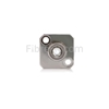 Image de Adaptateur à Fibre Optique/Manchon d'Accouplement Métallique FC/UPC vers FC/UPC, Type Carré Monobloc Solide, Simplex Monomode/Multimode avec Bride