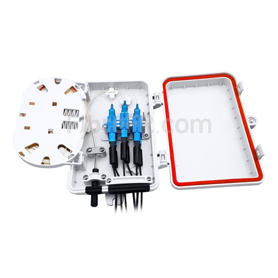 Image de FTB-106C Boîtier de Terminaison Optique Montage Mural 6 Ports sans Pigtails ni Adaptateurs