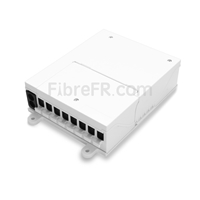 Boîtier de Terminaison Optique Extérieure de Splitter à Fibre Optique 1 x 8 comme Boîte de Distribution sans Pigtails ni Adaptateurs