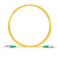 Image de 2M（7ft））1550nm FC APC Simplex Axe Lent PVC-3.0mm Monomode (OFNR) 3,0 mm Polarisation Maintenant le Câble de Raccordement à Fibre Optique