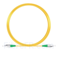 10M（33ft）1550nm FC APC Simplex Axe Lent PVC-3.0mm Monomode (OFNR) 3,0 mm Polarisation Maintenant le Câble de Raccordement à Fibre Optique