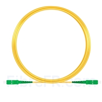 10M（33ft）1550nm SC APC Simplex Axe Lent PVC-3.0mm Monomode (OFNR) 3,0 mm Polarisation Maintenant le Câble de Raccordement à Fibre Optique