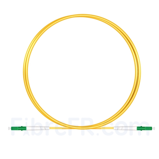 Image de 1M（3ft）1550nm LC APC Simplex Axe Lent PVC-3.0mm Monomode (OFNR) 3,0 mm Polarisation Maintenant le Câble de Raccordement à Fibre Optique