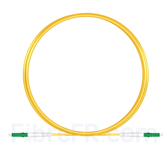 Image de 3M（10ft）1550nm LC APC Simplex Axe Lent PVC-3.0mm Monomode (OFNR) 3,0 mm Polarisation Maintenant le Câble de Raccordement à Fibre Optique