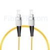 Image de 2M（7ft））1550nm FC UPC Simplex Axe Lent PVC-3.0mm Monomode (OFNR) 3,0 mm Polarisation Maintenant le Câble de Raccordement à Fibre Optique