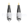 Image de 3M（10ft）1550nm FC UPC Simplex Axe Lent PVC-3.0mm Monomode (OFNR) 3,0 mm Polarisation Maintenant le Câble de Raccordement à Fibre Optique