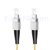 Image de 5M（16ft）1550nm FC UPC Simplex Axe Lent PVC-3.0mm Monomode (OFNR) 3,0 mm Polarisation Maintenant le Câble de Raccordement à Fibre Optique