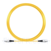 15M（49ft）1550nm FC UPC Simplex Axe Lent PVC-3.0mm Monomode (OFNR) 3,0 mm Polarisation Maintenant le Câble de Raccordement à Fibre Optique