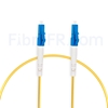 Image de 1M（3ft）1550nm LC UPC Simplex Axe Lent PVC-3.0mm Monomode (OFNR) 3,0 mm Polarisation Maintenant le Câble de Raccordement à Fibre Optique