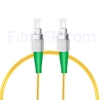 Image de 2M（7ft）1310nm FC APC Simplex Axe Lent PVC-3.0mm Monomode (OFNR) 3,0 mm Polarisation Maintenant le Câble de Raccordement à Fibre Optique