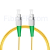Image de 5M（16ft）1310nm FC APC Simplex Axe Lent PVC-3.0mm Monomode (OFNR) 3,0 mm Polarisation Maintenant le Câble de Raccordement à Fibre Optique