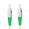 Image de 10M（33ft）1310nm FC APC Simplex Axe Lent PVC-3.0mm Monomode (OFNR) 3,0 mm Polarisation Maintenant le Câble de Raccordement à Fibre Optique