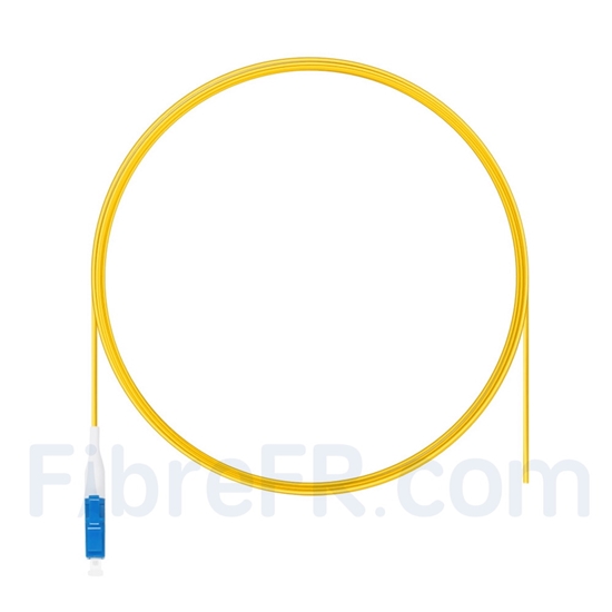 Image de 2m Pigtail à Fibre Optique LC UPC Simplex OS2 Monomode PVC (OFNR) 0,9mm