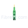 Image de 1m Pigtail à Fibre Optique LC APC Simplex OS2 Monomode PVC (OFNR) 0,9mm