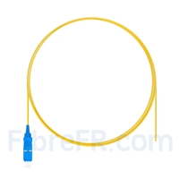 Image de 1m Pigtail à Fibre Optique SC UPC Simplex OS2 Monomode PVC (OFNR) 0,9mm