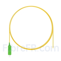 Image de 1m Pigtail à Fibre Optique SC APC Simplex OS2 Monomode PVC (OFNR) 0,9mm