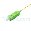 Image de 1m Pigtail à Fibre Optique SC APC Simplex OS2 Monomode PVC (OFNR) 0,9mm