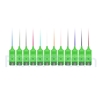 Image de 1m Pigtail à Fibre Optique à Code Couleur SC APC 12 Fibres OS2 Monomode, Sans Gaine