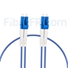 Image de 2m Câble Armé Acier LC UPC vers LC UPC Duplex OS2 Monomode PVC (OFNR) 3,0mm