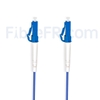 Image de 2m Câble Armé Acier LC UPC vers LC UPC Duplex OS2 Monomode PVC (OFNR) 3,0mm