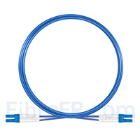 5m Câble Armé Acier LC UPC vers LC UPC Duplex OS2 Monomode PVC (OFNR) 3,0mm