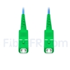 Image de 1m Câble Armé Acier SC APC vers SC APC Simplex OS2 Monomode PVC (OFNR) 3,0mm