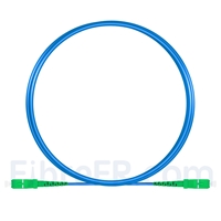 3m Câble Armé Acier SC APC vers SC APC Simplex OS2 Monomode PVC (OFNR) 3,0mm