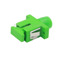 Image de Adaptateur à Fibre Optique/Manchon d'Accouplement Plastique FC/APC vers SC/APC Hybride Simplex Monomode, Femelle vers Femelle