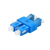 Image de Adaptateur à Fibre Optique/Manchon d'Accouplement Plastique LC/UPC Femelle vers SC/UPC Mâle Duplex Monomode