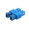Image de Adaptateur à Fibre Optique/Manchon d'Accouplement Plastique LC/UPC Femelle vers SC/UPC Mâle Duplex Monomode